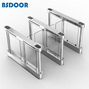 China Waterproof Swing Barrier Gate Electric Turnstiles Channel With Card Reader factory