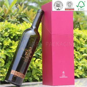 China Promotional custom cardboard wine box wholesale with ISO certificate factory