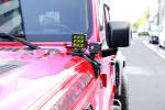 Jeep JL Black Jeep Aluminum Alloy LED Driving Light Bracket A Pillar Mounting