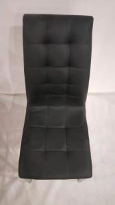 China Iron Frame Upholstered Dining Chairs , Leather Dining Room Chair Modern factory