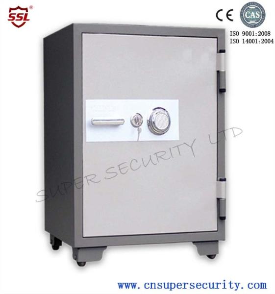 Powder Coating 65L security Fire Resistant Safe box with 28 / 25mm 2 Dead Bolts