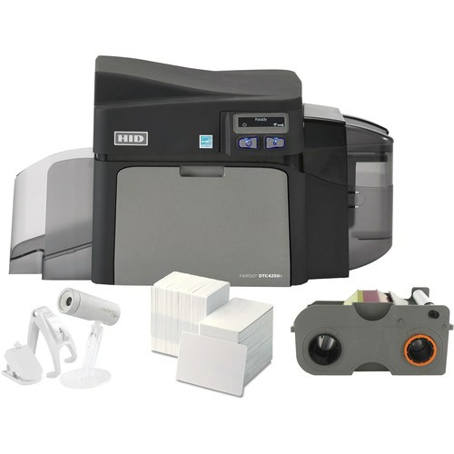 Single/Dual Sided Print Method HID Fargo DTC4250e ID Card Printer 300dpi Max. Resolution