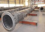 Steel Structure Wind Power Tower , 20m - 180m Free Standing Wind Turbine Tower