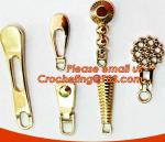 No.5 Golden Brass Sliver Zipper, Stainless Steel Zipper, Custom Cheap Garment