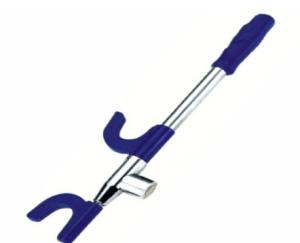China Safe Car Security Locks / Car Steering Wheel Lock Double Blister Individual Pack factory