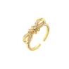 Buy cheap Synthetic CZ 24k Solid Gold Rings Wedding Luxury OEM Elegant Diamond Engagement from wholesalers