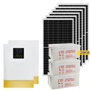 China 30A Polycrystalline panel Off Grid Solar System 110V 240V factory