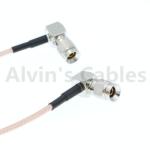 DIN 1.0/2.3 Right Angle to Right Angle HD SDI Cable for Blackmagic Video Assist