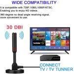 VSWR≤1.5 TV Antenna Digital Indoor Satellite USD External Amplifier Omni
