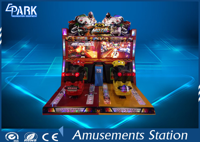 Luxury TT Motor Racing Game Simulator With 47 Inch High Definition Screen