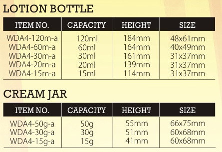 30G Capacity Square Acrylic Lotion Bottle and Cream Jar with Screen Printing