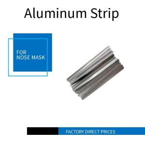 China Aluminum Strips Nose Pin / Clip Nose Wire For Mask , Long Life Time factory