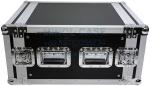6U Space DJ 19 Flight Rack Case With 38 Plywood For Durability