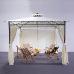 Pop Up Gazebo Mosquito Nettings, Outdoor Canopy Shelter Garden Lawn Backyard,