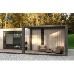 Beachfront Living Steel Door Prefab Container Beach House with Excellent