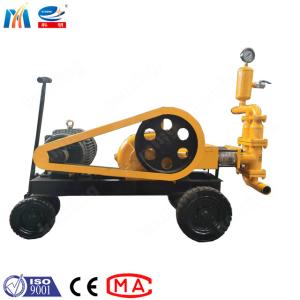 China Lightweight Cement Grout Injection Pump Single Cylinder With Customized Wheels factory