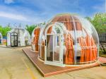 Outdoor Bubble House Polycarbonate Dome House Glamping For Four Season New