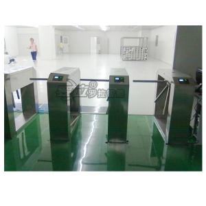 China Electric Stainless Steel Access Control Turnstiles , Revolving Tripod Barrier Gate factory