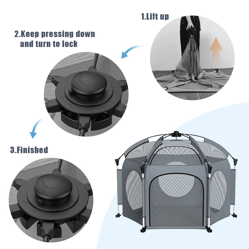 Easy Take Out Portable Pop Up Play Tent Folding Traveling Customized