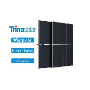 China N-type Monocrystalline Half Cell Dual Glass Trina Bifacial Module 620w 630w 635w 640w 645w factory