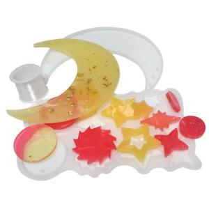 China Crescent Shape Silicone Resin Mold Custom Handmade Diy Epoxy Mold factory