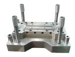 Bending Stamped Sheet Metal Parts , Custom Die Cut Elongated Slot Steel Channel