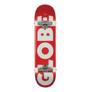 China YOBANG OEM Globe G0 Fubar Red / White Complete Skateboard - 8.25&quot; x 32&quot; factory