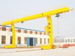 Europe Style 4 Wheel Single Beam Gantry Crane With Wire Rope Hoist