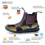 M-8025FM Safety Shoes Work Boots S3 SRC Leather Steel Toe Boots Womens