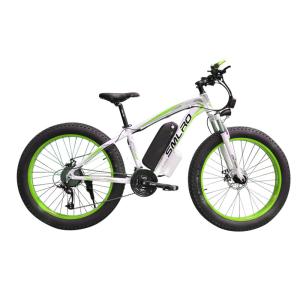 China Green 26 Inch Electric Snow Bike 48v European Standard Wear Resistant factory