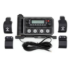 China Red Off-road Vehicle Accessories Universal Aluminum Alloy Center Console Vehicle Radio Station Switch Panel factory