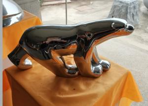 China Decorative Polished Stainless Steel Bear Sculpture factory
