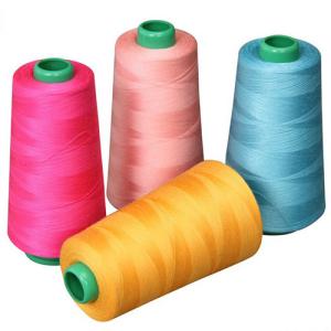 China 20/2 100% Polyester Spun Sewing Thread For Jeans factory