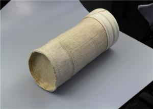 China Anti Acid Aramid Filter Bag Carefully Fabricated Ease Installation High Filtration Blow Speed factory