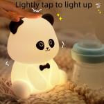 Gentleman Panda Night Light Kneading and Relieving Stress Office Ornament