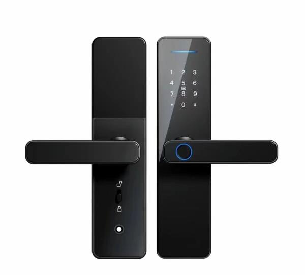 38-55mm Door Thickness Tuya Wifi Smart Locks with Fingerprint and Cloud Data