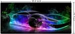 GMP-014 Large Long Gaming PASSIONATE Non Slip Rubber Mouse Pad