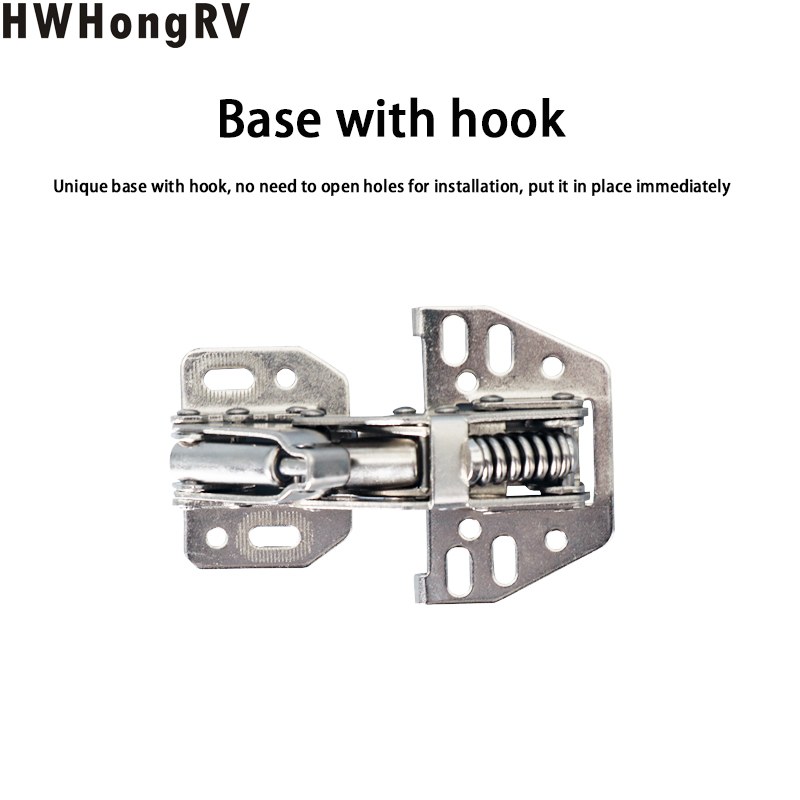 Motorhome Hydraulic Buffer Caravan Cabinet Hinge trailer door hinge for campervan door hinge with damping
