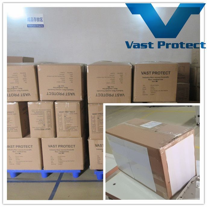 En13795 Disposable SMS Strong Anti-Mildew and Anti-Bacterial Fluid Resistant Isolation Gown