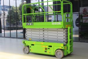 China Hydraulic 13m working height Mobile scissor Lift Platform with capacity 320kg for cleaning factory
