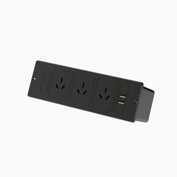 China Australian Standard Socket 3 Outlets 2 USB factory