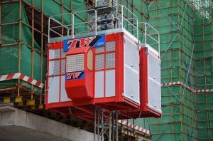 China Building Site SC200/200G Construction Hoist Elevator With Frequency Inverter factory
