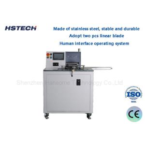 China Human Interface Operating System Stainless Steel Stable And Durable Auto Guillotine PCB HS-A310 Depanelizer factory
