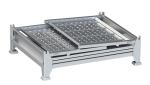 Collapsible Galvanized Steel Q235 Transport Box For Auto Parts Spare parts