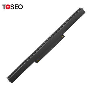 China 18w Magnetic Track Lights 4000K Pure Aluminium White Black For Living Room factory