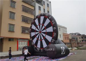 China Kids Inflatable Sports Arena , Inflatable Jousting Arena Dart Board Large Play Area factory