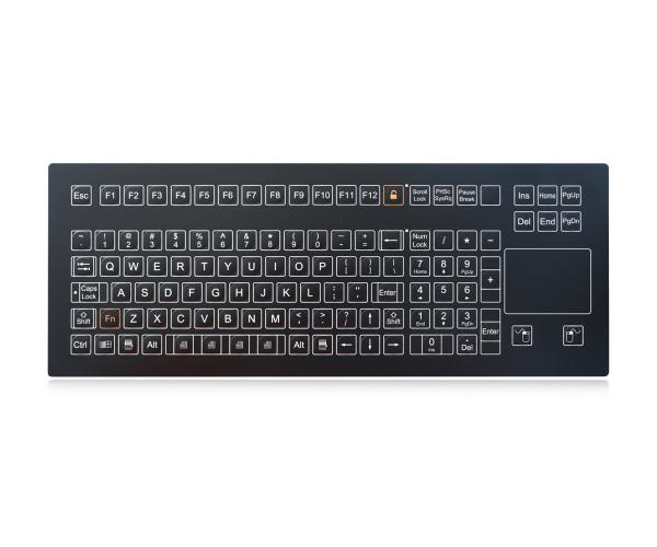 108 Keys IP65 Membrane Keyboard Manufacturer With OMRON Key Technology Chemical