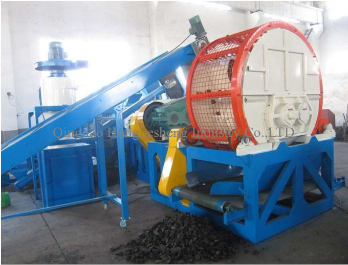 Automatic Used Rubber Truck Or Car Tire Recycle Machine Line