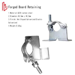 China Scaffolding Forged Board Retaining Coupler Q235 Carbon Steel 48.3x48.3mm factory