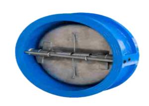China Wafer Butterfly Flanged Swing Check Valve Cast Iron 1.0/1.6 Mpa factory